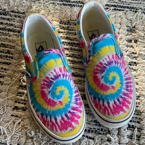 VANS Size Girls Size 13 Tie Dye